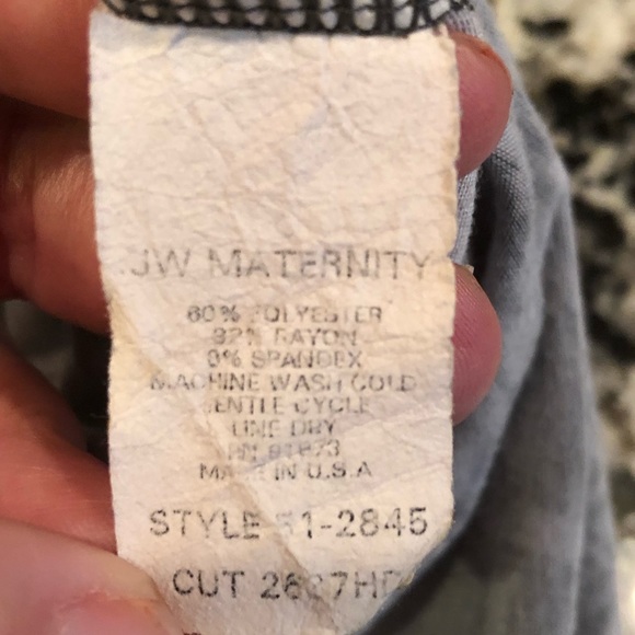 Japanese Weekend Maternity dress floral grey L - Picture 7 of 7